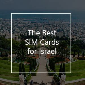 best prepaid sim card for israel.